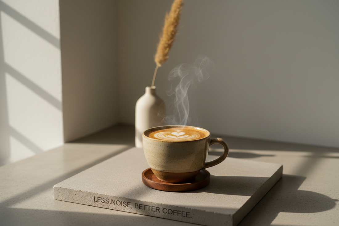 Menos ruido. Mejor café.